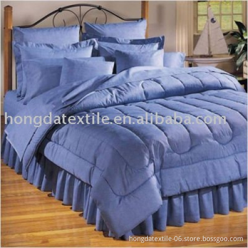 2010 New 600TC 100%cotton dyed bed sheet sets